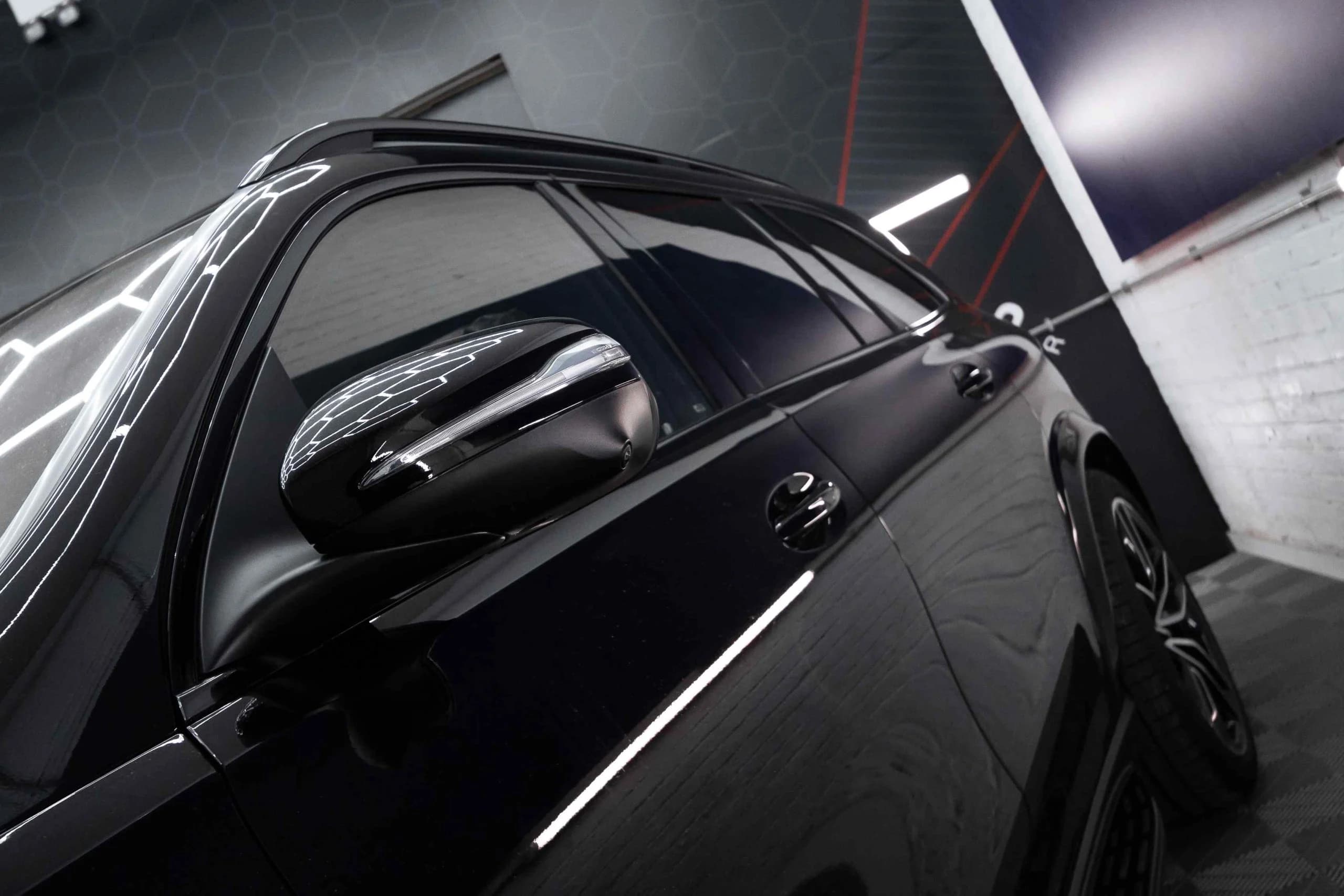 Chrome delete specialist — black luxury SUV exterior trim, South Yorkshire